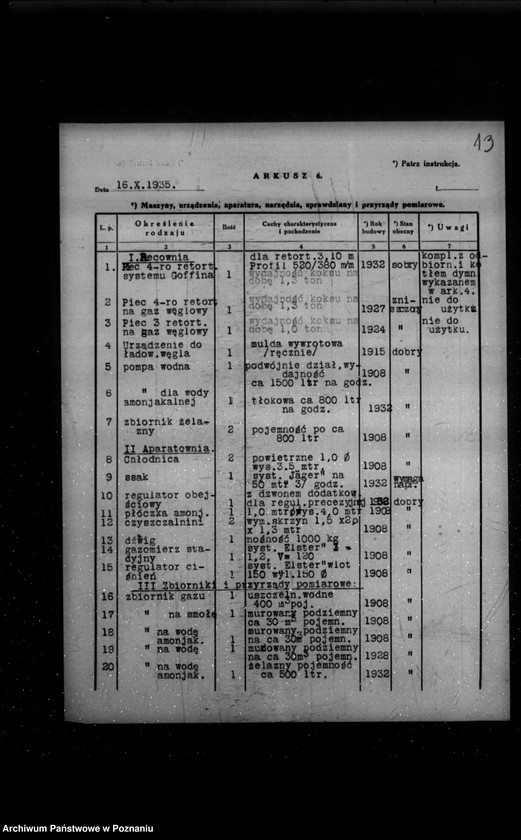 image.from.unit.number "Kwestionariusz Gazowni Miejskiej w Bojanowie powiat rawicki"