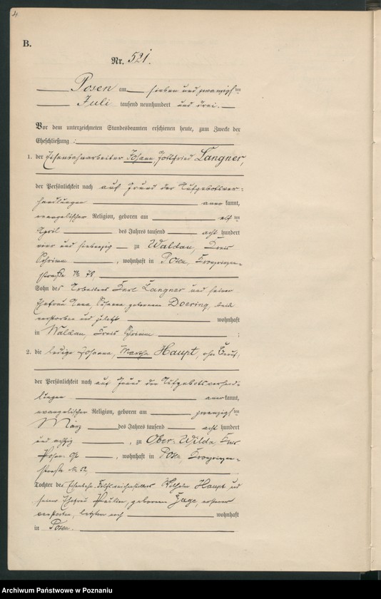 Obraz 7 z jednostki "Księga małżeństw tom III"