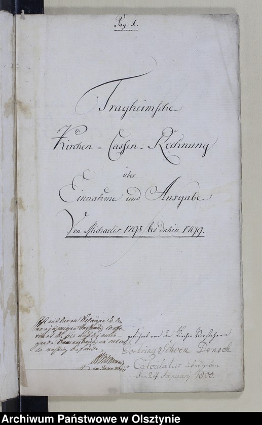 image.from.unit.number "Kirchen Casse Rechnung über Einnahme und Ausgabe"