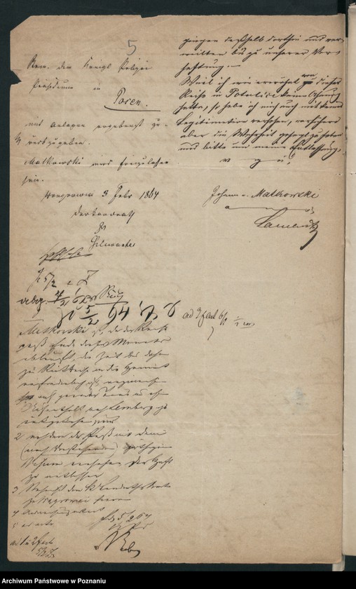 Obraz 9 z jednostki "A. betr. Johann von Małkowski und Fürst Stanislaus Dowmund Matusiewicz aus Wien"