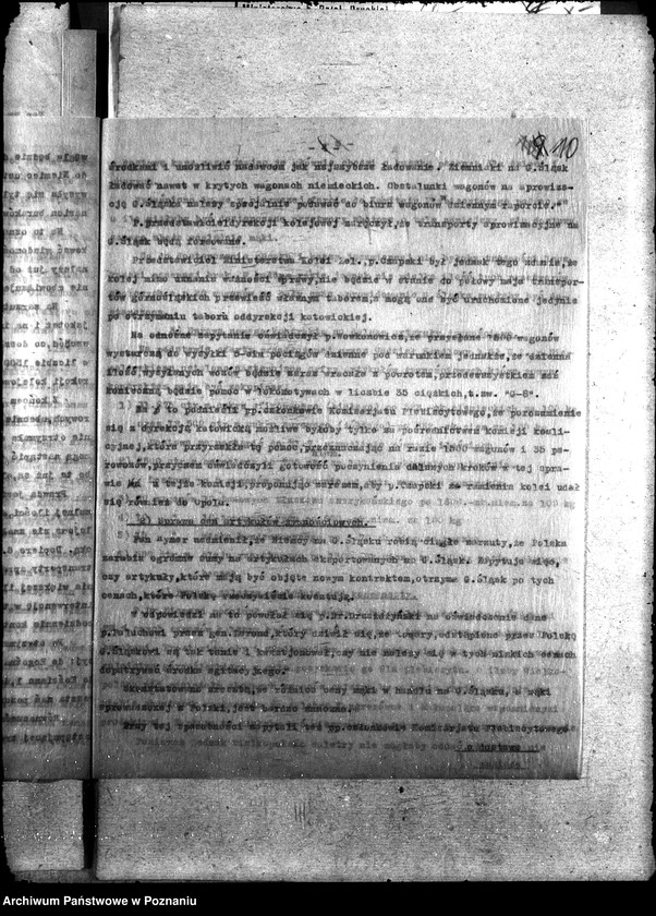 Obraz 14 z jednostki "Sprawy szczegółowo adm. Aprowizacja Górnego Śląska"