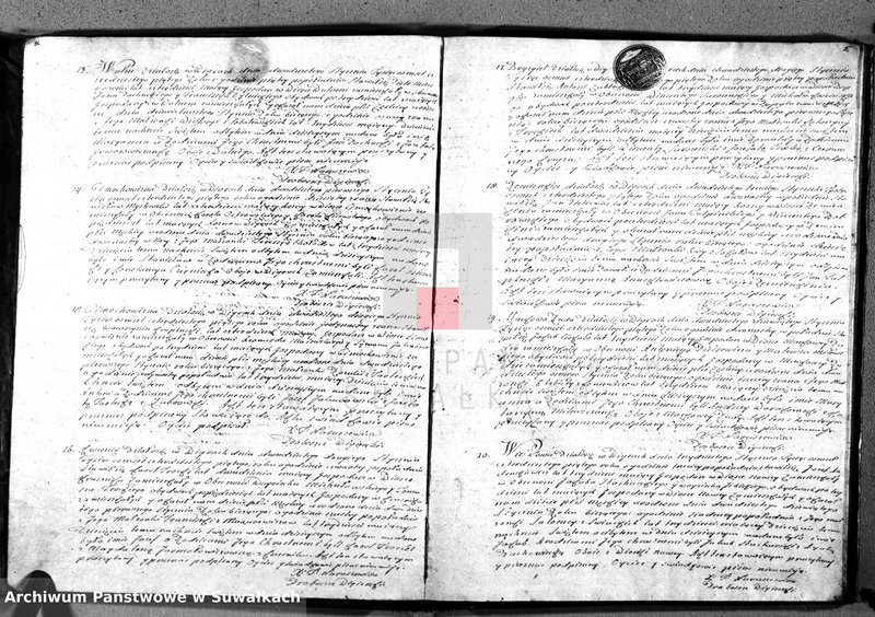 image.from.unit.number "Księga duplikat akt urodzonych, zaślubionych i zgonów w parafii wigierskiej"