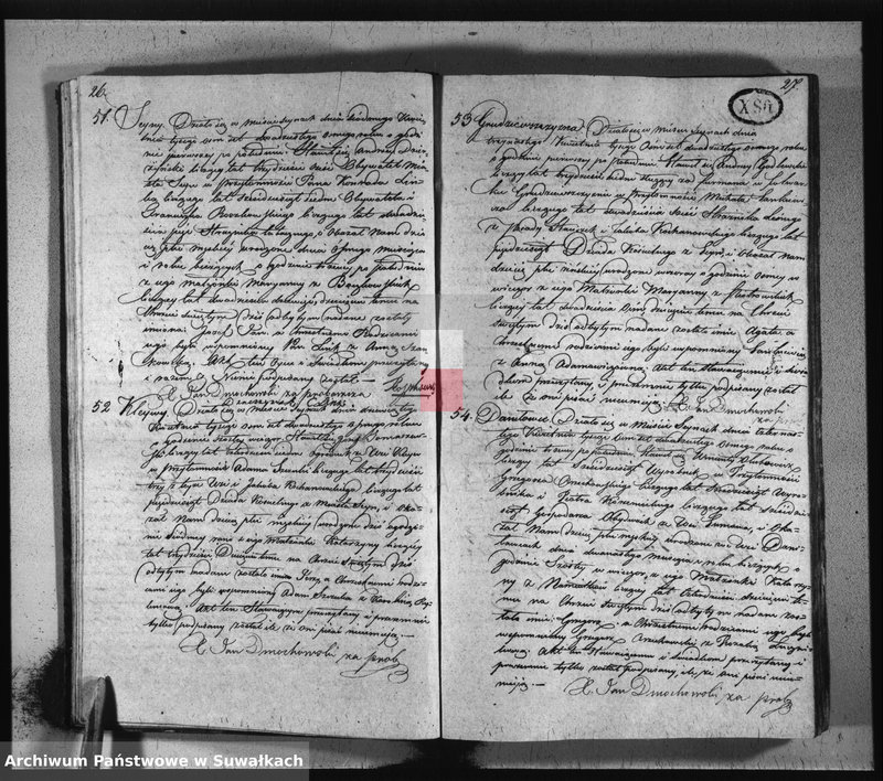 image.from.unit.number "Akta urodzonych, umarłych i zaślubionych w roku 1828 parafij seyneńskiey"
