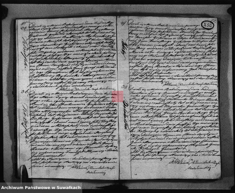 image.from.unit.number "Dublikat z Roku 1828 przeznaczony do Archiwum Hipotecznego zawierający w sobie Akta Urodzenia, Zejscia i Zaślubienia Parafii Bakałarzewskiey Wyznania Katolickiego"