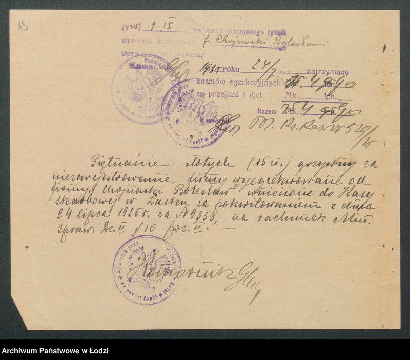 Obraz 15 z jednostki "Bolesław Chojnacki- restauracja- Pabianice"