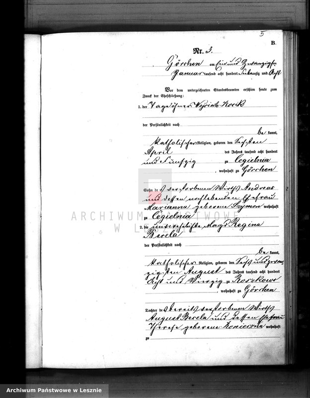 Obraz 9 z jednostki "[Księga małżeństw - tom I]"