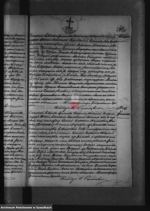 Obraz 13 z jednostki "Kniga zvana Duplikat zaključajuščaja v sebja Akty Rodivšichsja, Brakosočetavšichsja i umeršich Filipovskago Rimsko- Katoličeskago Prichoda s 1888 goda"