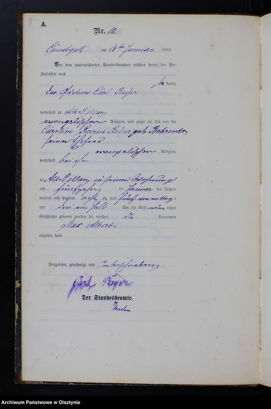 image.from.unit.number "Geburts-Haupt-Register Nr 1 - 189"