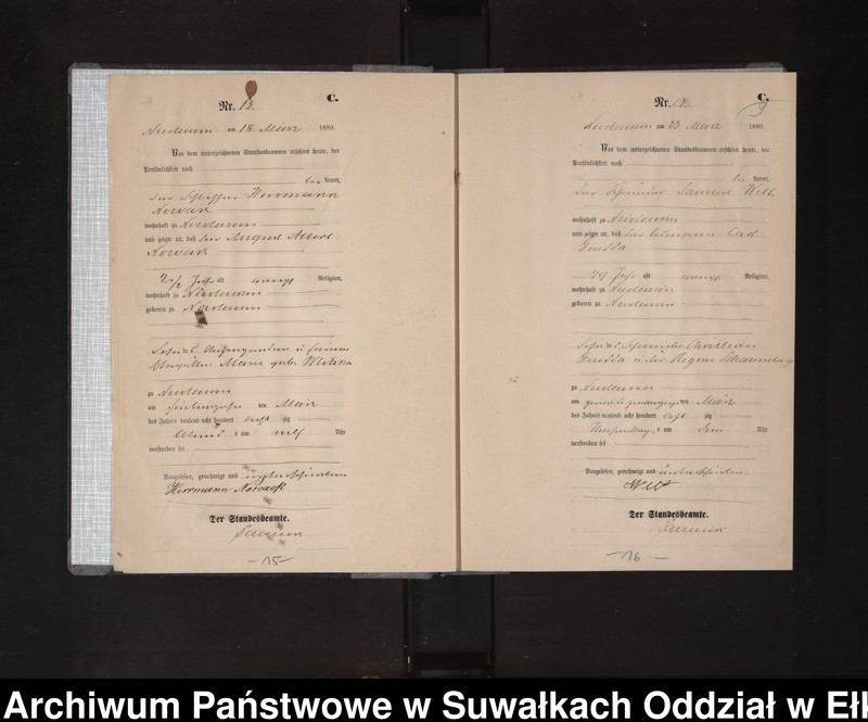 image.from.unit.number "Sterbe-Haupt-Register des Königlich Preussischen Standes-Amtes Stadt Nicolaiken Kreis Sensburg"
