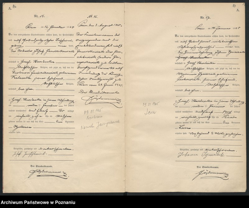 Obraz 11 z jednostki "Księga miejscowa urodzeń"