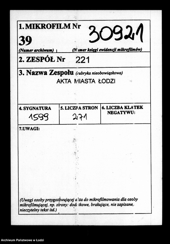 Obraz 2 z jednostki "Akta tyczące się stanu kościoła katolickiego i innych budowli"