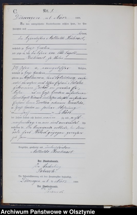 image.from.unit.number "Sterbe-Neben-Register Nr 1 - 43"