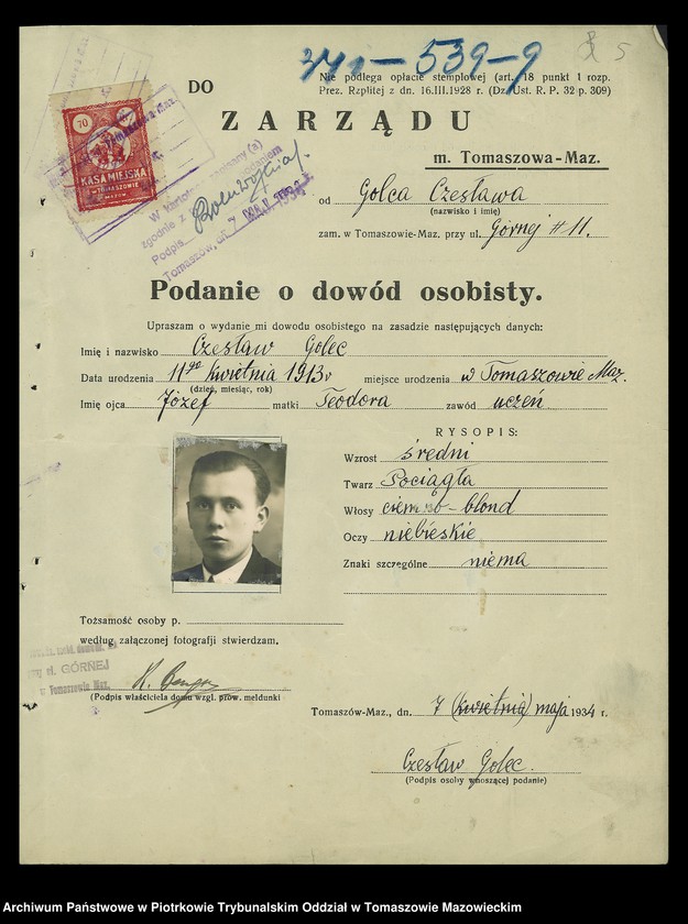 Obraz 8 z jednostki "Dowody osobiste"