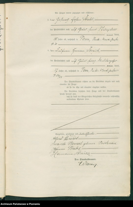 Obraz 14 z jednostki "Księga miejscowa małżeństw t. II"