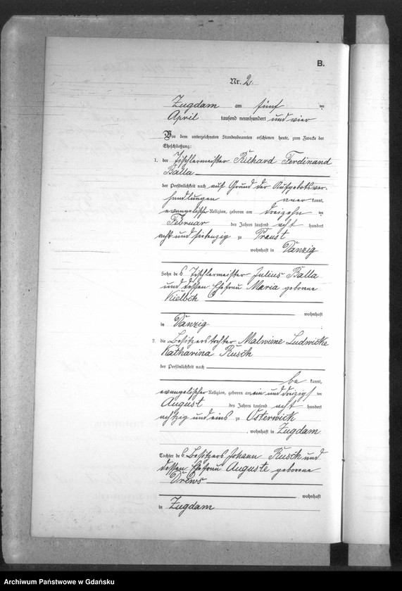 image.from.unit.number "Księga małżeństw"