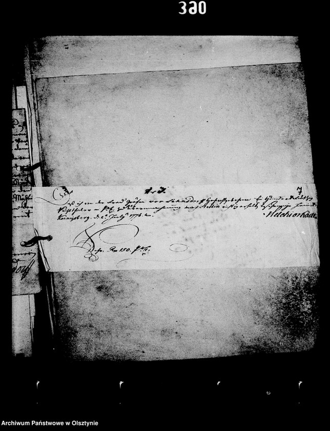 image.from.unit.number "/Geldrechnung der Frau Rgfin L. M. Lehndorff betr. Landkeim, Laserkeim, Strittkeim u. Labab mit Anordnungen u. Belägen/"