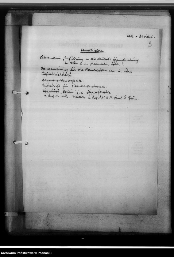 Obraz 7 z jednostki "[Korespondencja w sprawach organizacyjnych, sprawozdania z działalności], Kreissippenamt Rawitsch [Rawicz]"