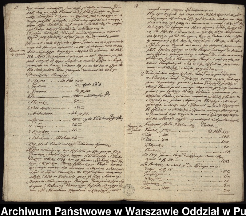 image.from.unit.number "Opis kościoła, parafii, ruchomości i nieruchomości parafialnych w Łętowie"