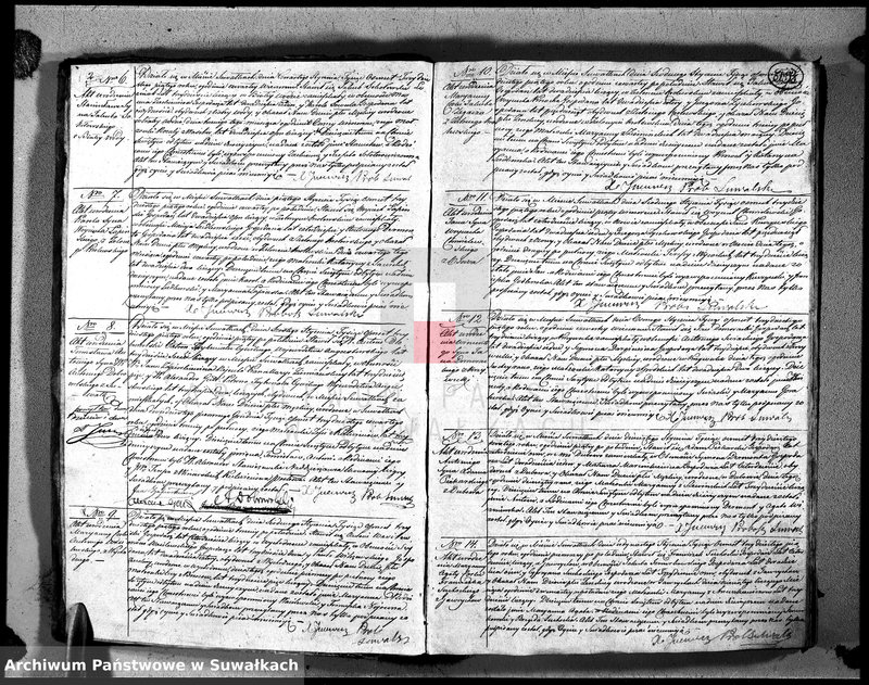 image.from.unit.number "Księga duplikat urodzonych, zaślubionych i umarłych urzędnika stanu cywilnego, parafii suwalskiey na rok 1835"