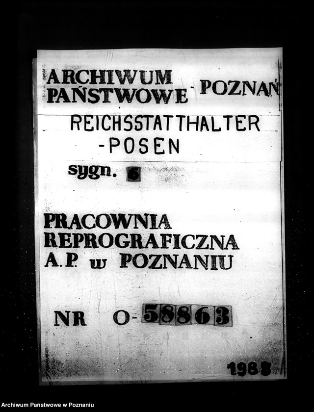 Obraz 1 z jednostki "Anordnungen nur für die Behörde"