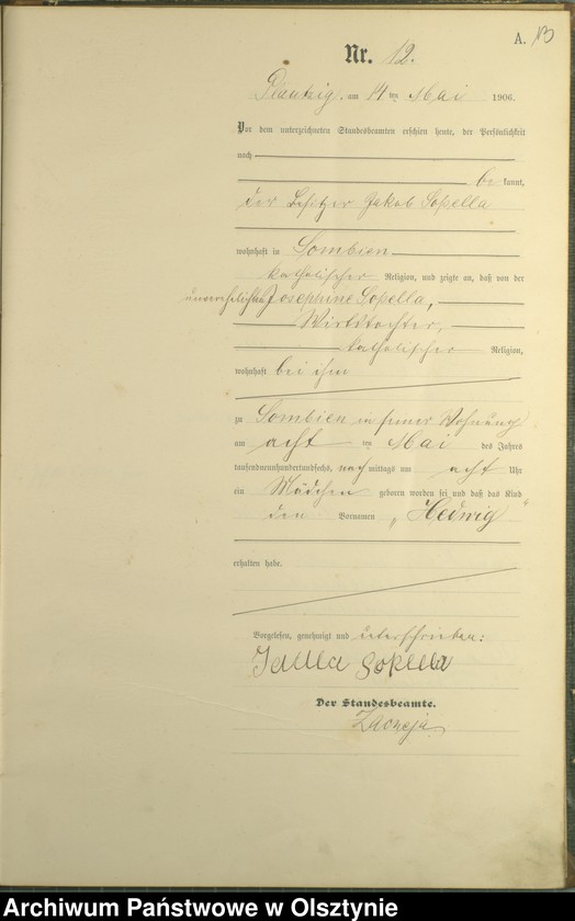 image.from.unit.number "Geburts-Haupt-Register Nr 1 - 33"