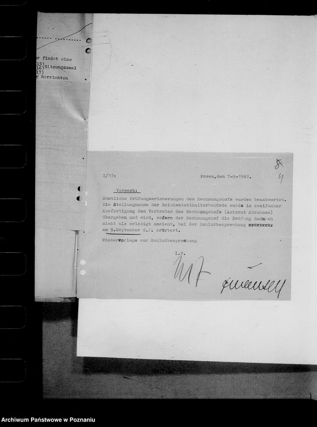 Obraz 8 z jednostki "Rechnungshof- Beantwortung der Erinnerungen"