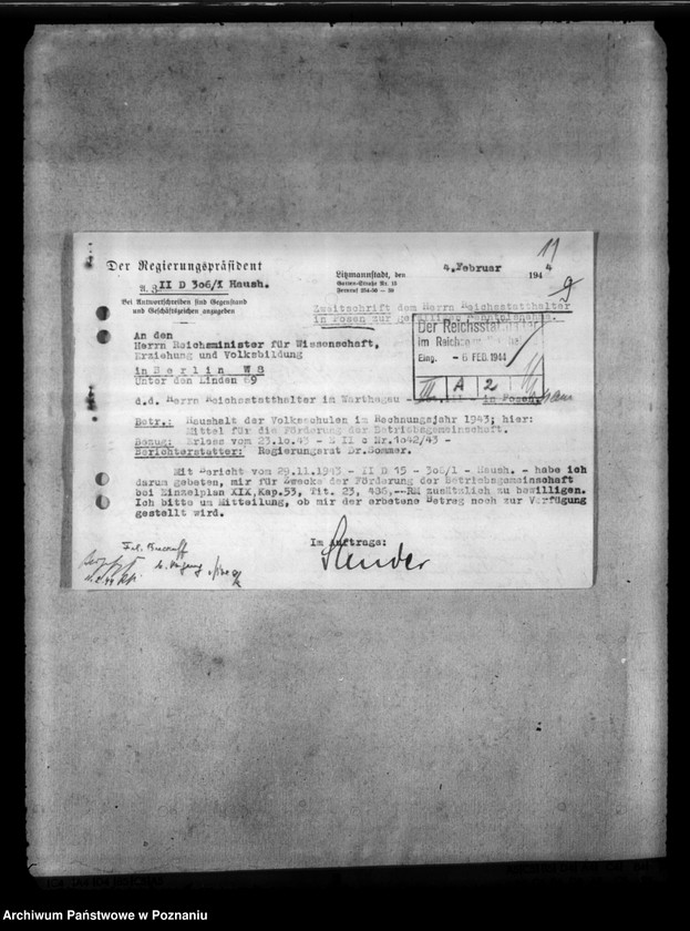 Obraz 15 z jednostki "Haushaltmittel für Volksschulen. Förderschulen, zur Förderung des Unterrichts für Blinde und Gehörlose"