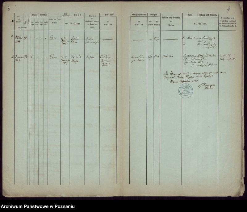 Obraz 4 z jednostki "Taufregister"