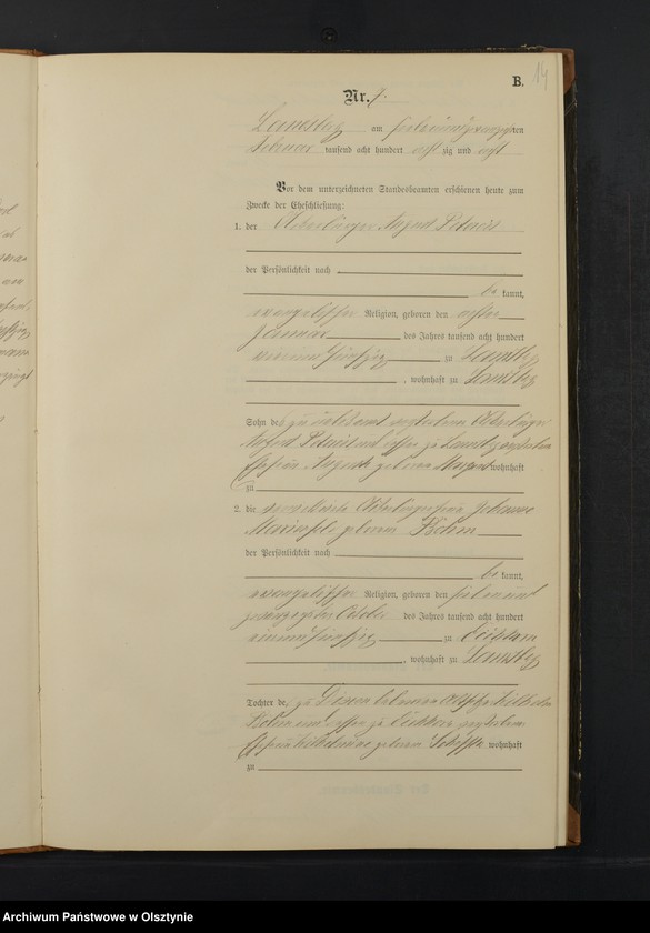 image.from.unit.number "Heiraths-Neben-Register Nr 1 - 20"