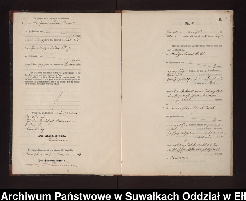 image.from.unit.number "Heiraths-Neben-Register des Preussischen Standes-Amtes Gr. Konopken Kreis Loetzen"