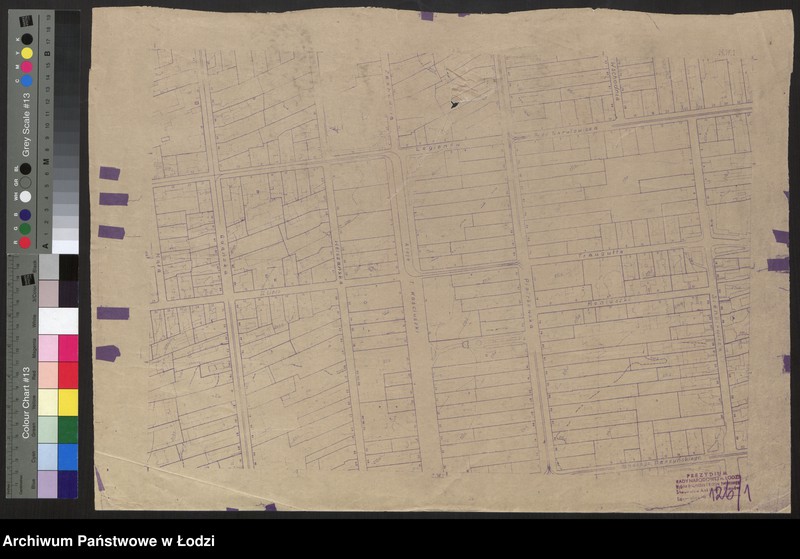 Obraz 1 z jednostki "Plan miasta Łodzi Sekcja NW 1"