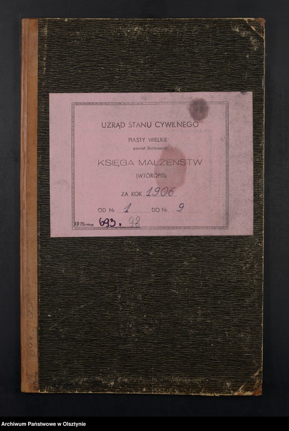 image.from.unit.number "Heiraths-Neben-Register Nr 1 - 9"