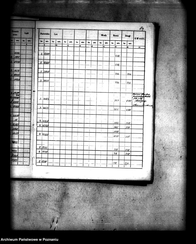 Obraz 17 z jednostki "Rejestr pomiarowy wsi Nowa-Wieś Cienińska /praca scaleniowa/"