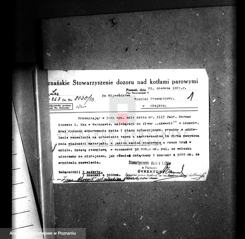 Obraz 4 z jednostki "Firma "Akwawit" w Lesznie nr woj. kotła 142"