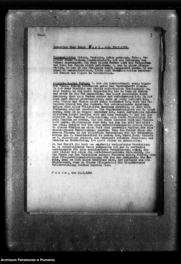 Obraz 7 z jednostki "Dem Lebensborn noch vorzuschlagen [Wyniki badań psychologicznych dzieci przewidzianych do przekazania organizacji "Lebensborn"]."