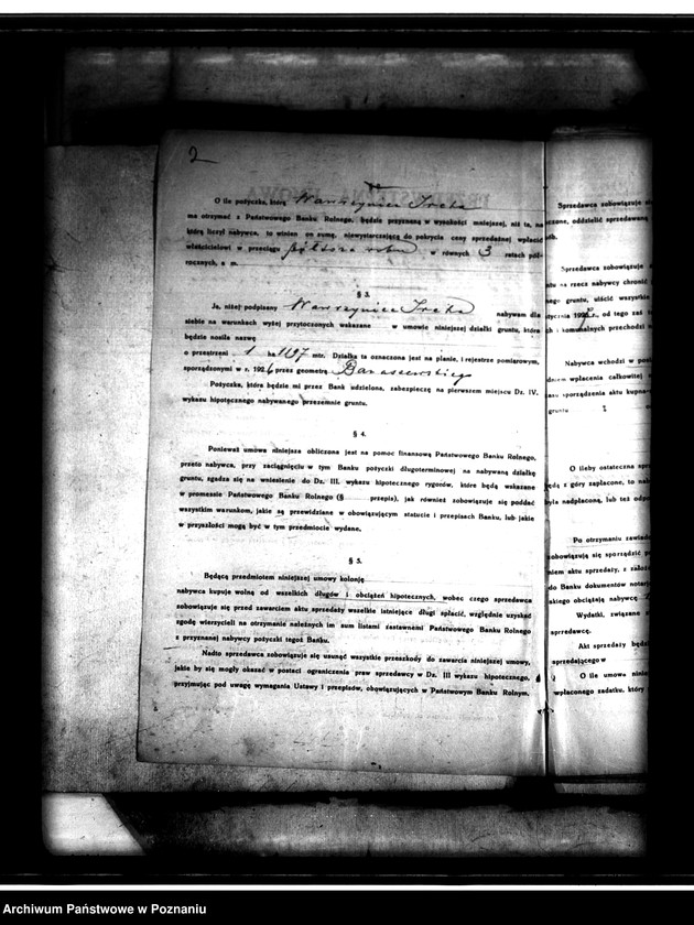 Obraz 6 z jednostki "Uregulowanie w myśl przepisów ustawy z 18.III.1932 r. prawa własności gruntów nabytych w drodze parcelacji majątku Kozanki-Podleśne powiatu tureckiego"