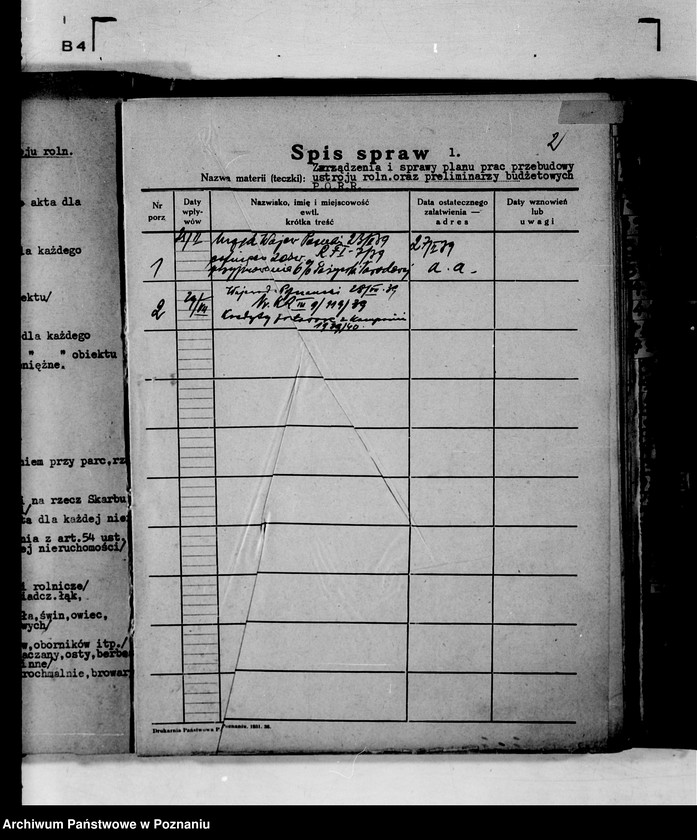 Obraz 6 z jednostki "Spis spraw znak,,R