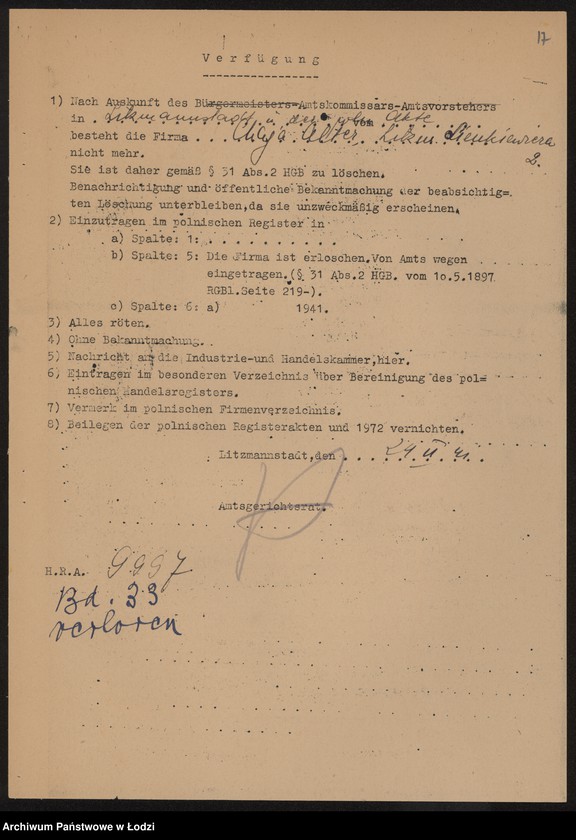 Obraz 19 z jednostki "Chaja Alter- drobna sprzedaż starego żelaza"