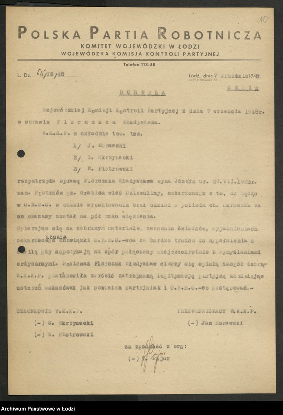 Obraz 11 z jednostki "Uchwały Komisji"