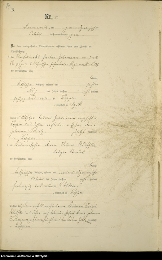 image.from.unit.number "Heiraths-Haupt-Register Nr 1 - 11"