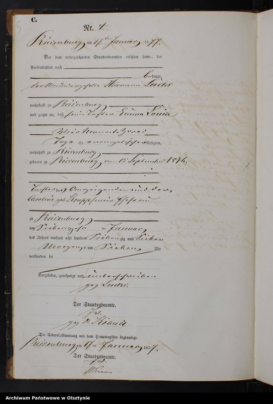 image.from.unit.number "Sterbe-Neben-Register Nr 1 - 95"
