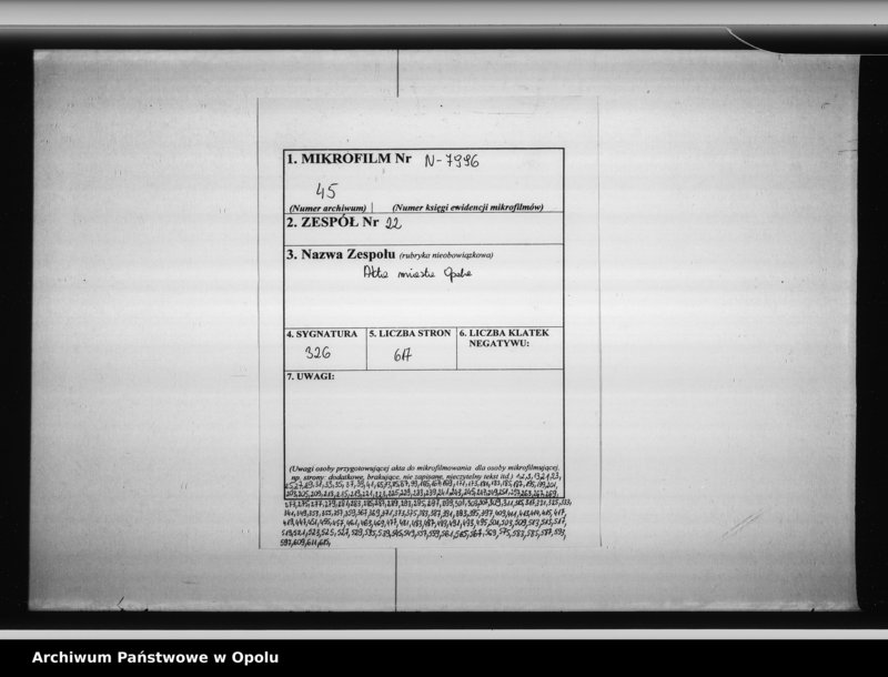 Obraz 2 z jednostki "Journal über sämmtliche beim Magistrat zu Oppeln eingehende Dienstsachen"