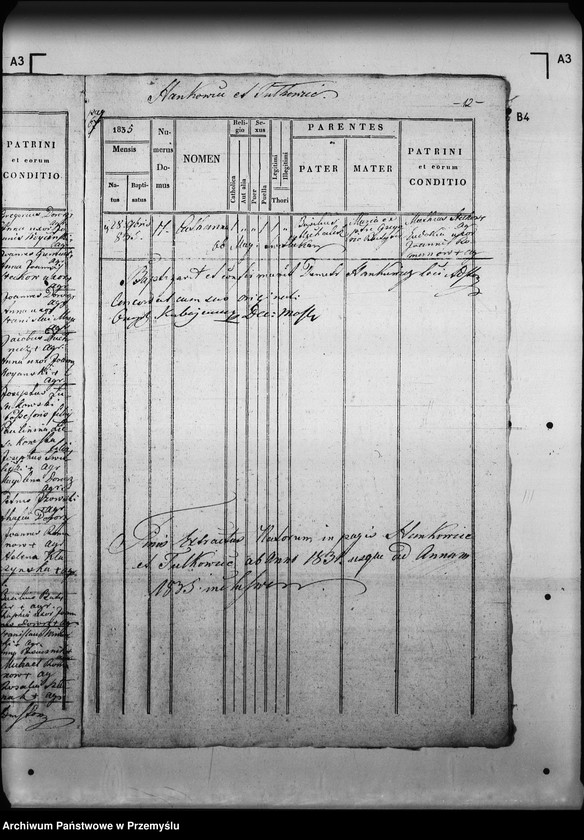 Obraz 17 z jednostki "[Kopie ksiąg metrykalnych parafii Myślatycze (dekanat Mościska)]"