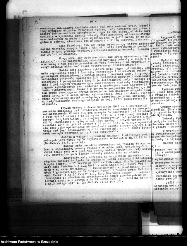 image.from.unit.number "Organizacja i sprawozdania Biura Prezydialnego Wojewódzkiej Rady Narodowej w Szczecinie"