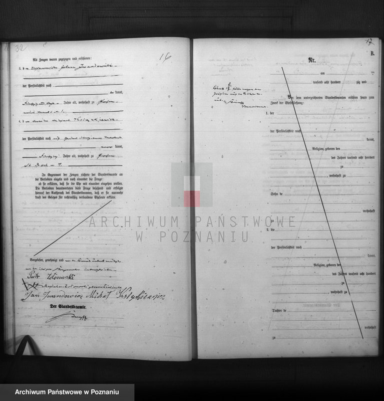 Obraz 18 z jednostki "Księga małżeństw"