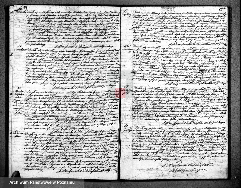 Obraz 9 z jednostki "Duplikat urodzonych, zaślubionych i zgonów"