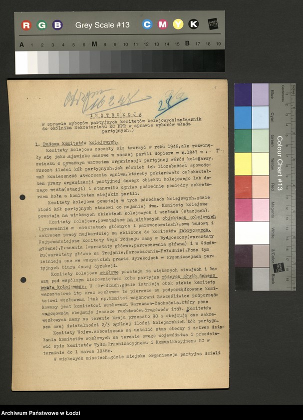 Obraz 2 z jednostki "Instrukcje KC, referaty [wygłoszone na naradach], rezolucje i tezy"