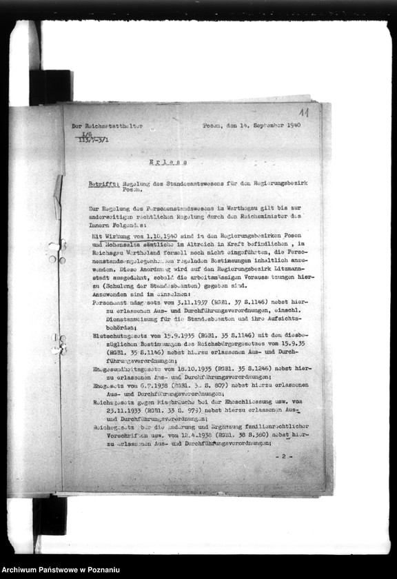 Obraz 16 z jednostki "Anordnungen, Vordrucke etc."