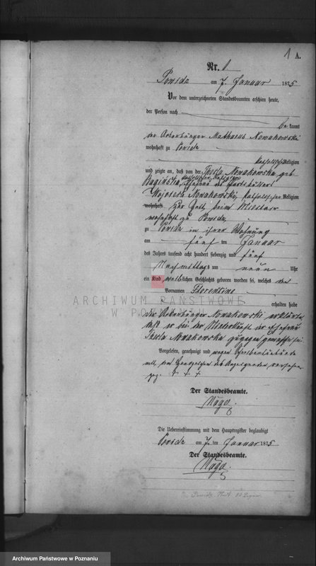 image.from.team "Urząd Stanu Cywilnego Powidz - obwód miejski (pow. gnieźnieński)"