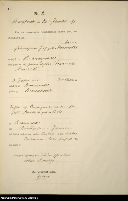 image.from.unit.number "Sterbe-Haupt-Register Nr 1 - 71"